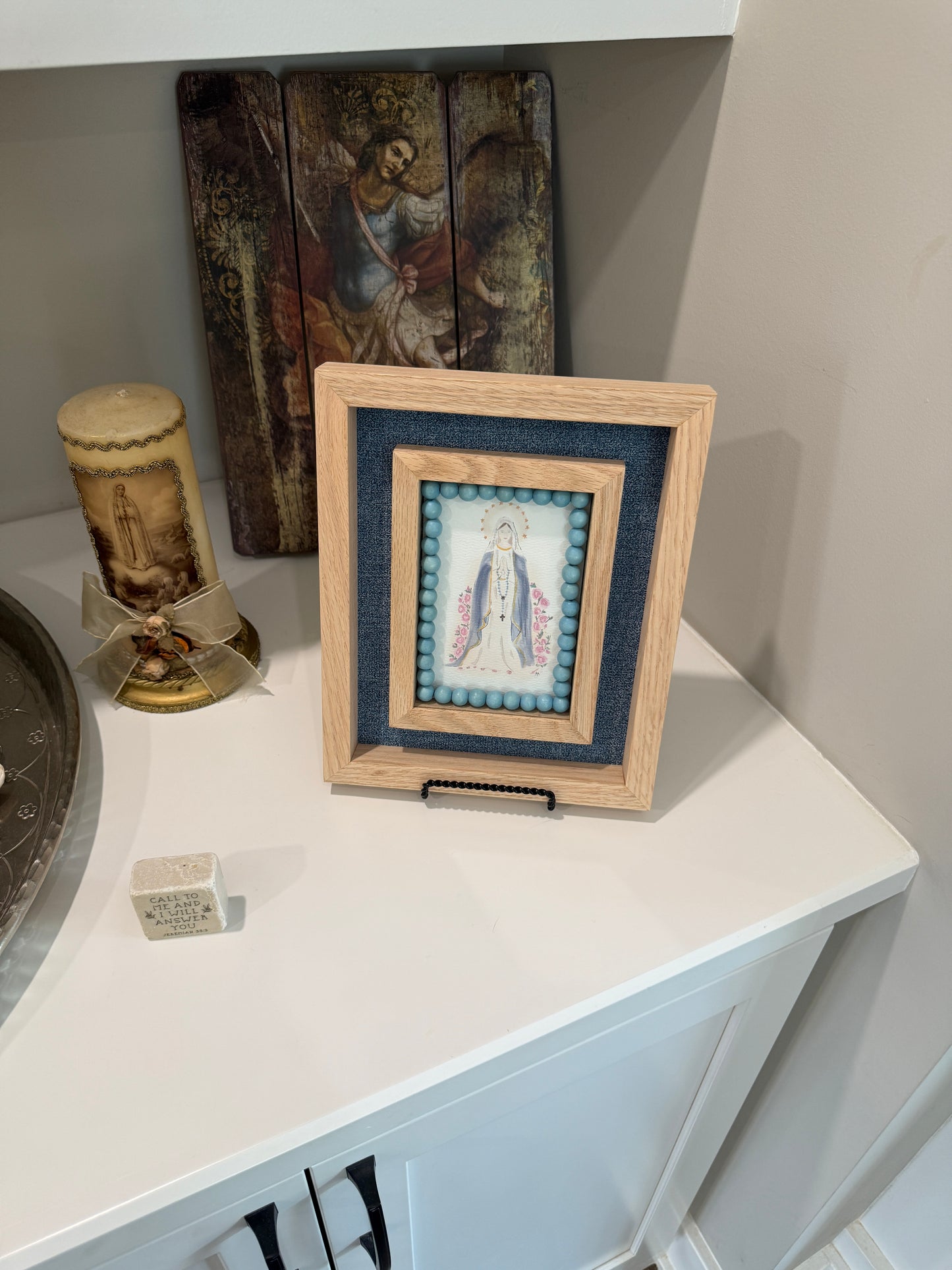 "Mary With Rosary"